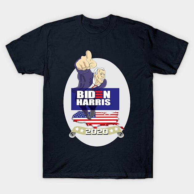 Biden Harris 2020 president T-Shirt by YasudaArt